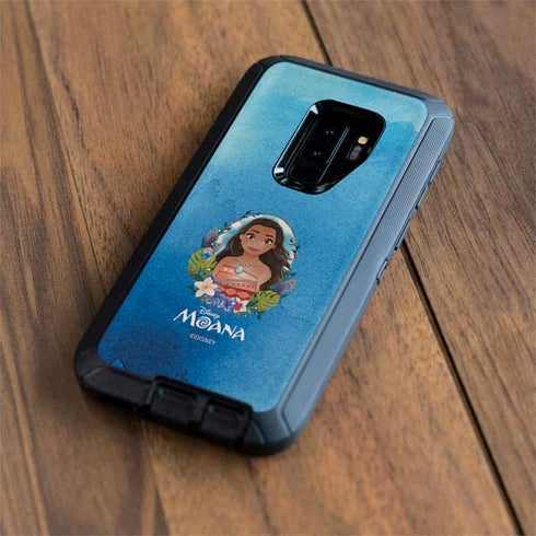 Disney Princess Moana Portrait Otterbox Defender Galaxy Skin