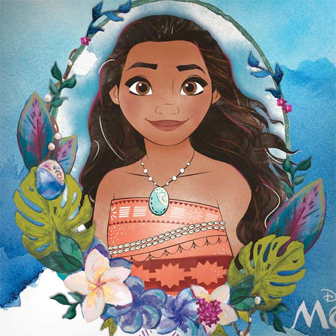 Disney Princess Moana Portrait PlayStation 4 Gold Wireless Headset Skin
