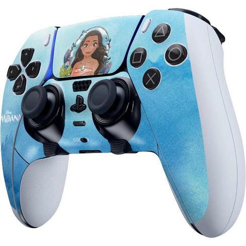 Disney Princess Moana Portrait PS5 DualSense Edge Pro Controller Skin