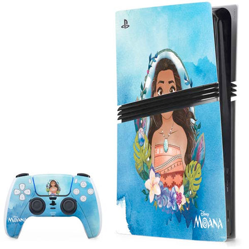 Disney Princess Moana Portrait PS5 Pro Bundle Skin