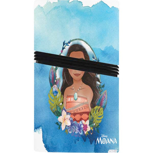 Disney Princess Moana Portrait PS5 Pro Console Skin