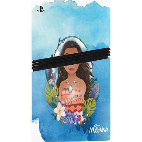 Disney Princess Moana Portrait PS5 Pro Disk Bundle Skin