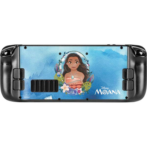 Disney Princess Moana Portrait Steam Deck Handheld Gaming Computer OLED Skin