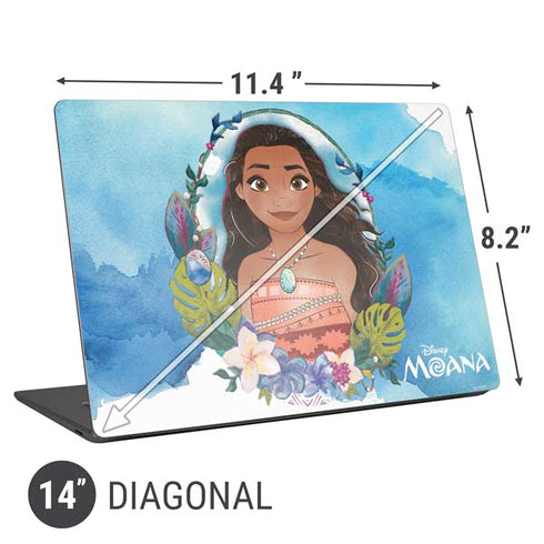 Disney Princess Moana Portrait Universal Laptop 14in (11.4 x 8.2in) Skin