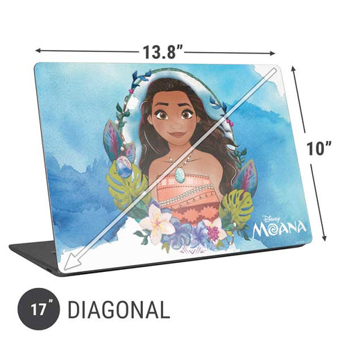 Disney Princess Moana Portrait Universal Laptop 17in (13.8 x 10in) Skin