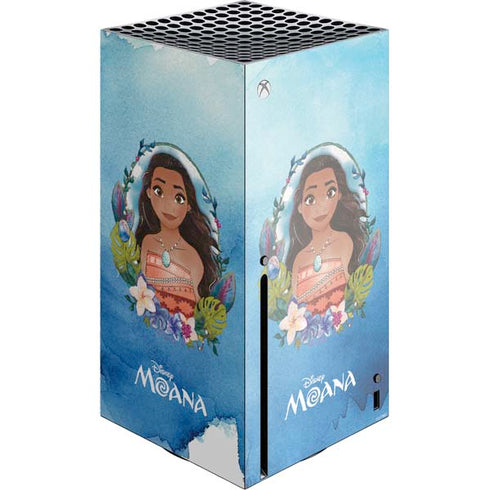 Disney Princess Moana Portrait Xbox Series X Console Skin