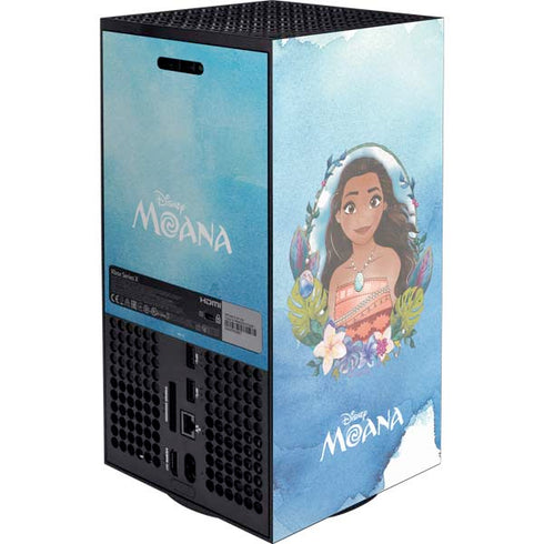 Disney Princess Moana Portrait Xbox Series X Console Skin