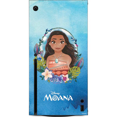 Disney Princess Moana Portrait Xbox Series X Console Skin