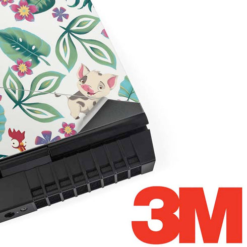 Disney Princess Moana Pua and Heihei Pattern Dell Alienware Skin