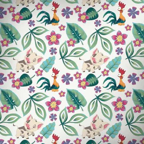 Disney Princess Moana Pua and Heihei Pattern Dell Alienware Skin