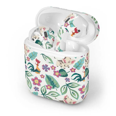 Disney Princess Moana Pua and Heihei Pattern Apple AirPods 2 Skin