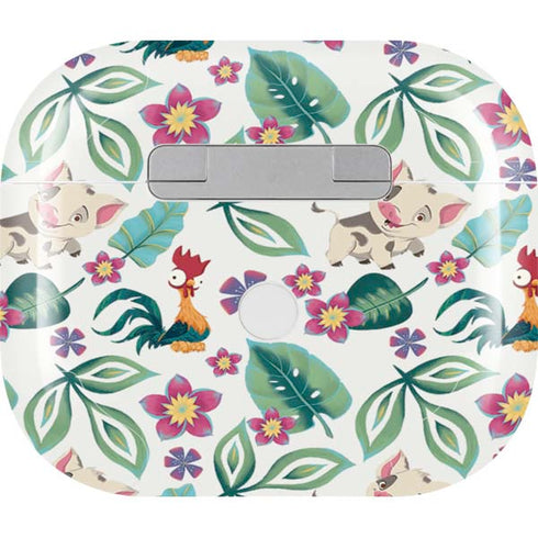 Disney Princess Moana Pua and Heihei Pattern Apple AirPods (3rd Gen 2021) Skin