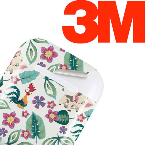 Disney Princess Moana Pua and Heihei Pattern Apple AirPods Skin