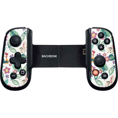 Disney Princess Moana Pua and Heihei Pattern Backbone One for iPhone Game Controller Skin