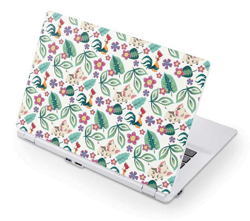 Disney Princess Moana Pua and Heihei Pattern Acer Chromebook Skin