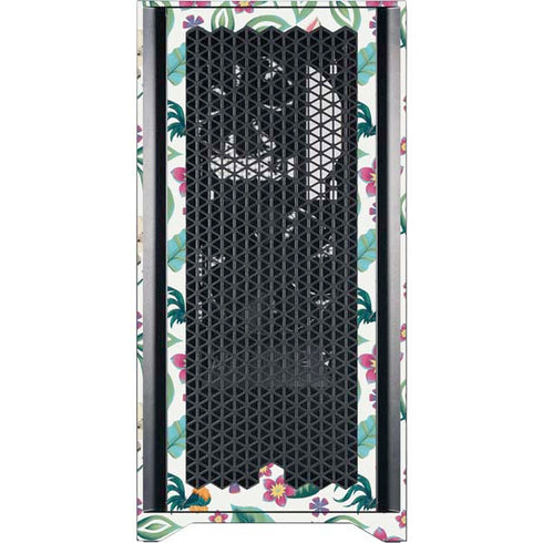 Disney Princess Moana Pua and Heihei Pattern Corsair 4000D Tempered Glass Mid-Tower ATX Case Skin