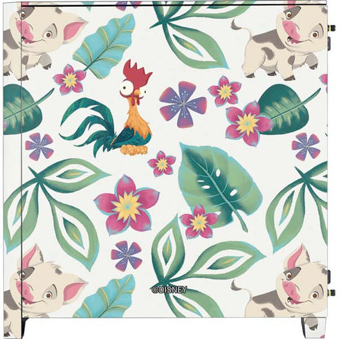 Disney Princess Moana Pua and Heihei Pattern Corsair 4000D Tempered Glass Mid-Tower ATX Case Skin