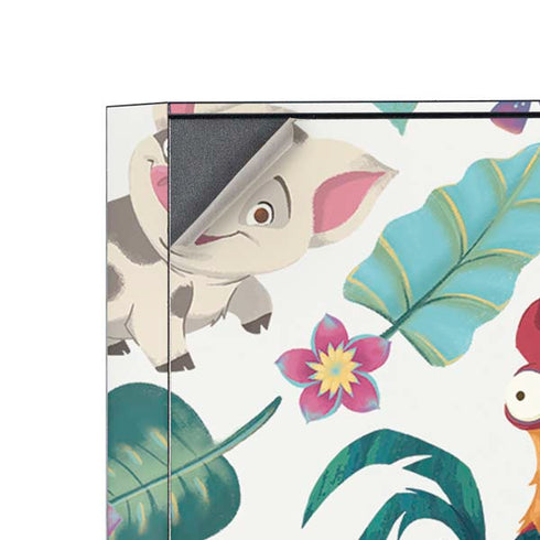 Disney Princess Moana Pua and Heihei Pattern Corsair 4000D Tempered Glass Mid-Tower ATX Case Skin