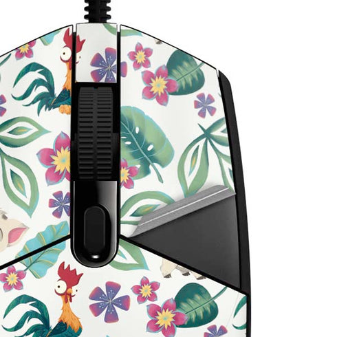 Disney Princess Moana Pua and Heihei Pattern G203 Prodigy RGB Wired Gaming Mouse Skin