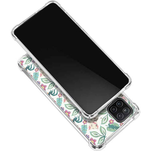 Disney Princess Moana Pua and Heihei Pattern Galaxy A12 Clear Case