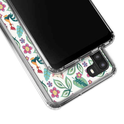 Disney Princess Moana Pua and Heihei Pattern Galaxy A21 Clear Case