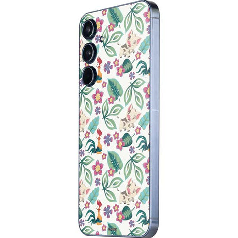 Disney Princess Moana Pua and Heihei Pattern Galaxy A35 5G Skin