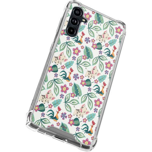 Disney Princess Moana Pua and Heihei Pattern Galaxy A54 5G Clear Case
