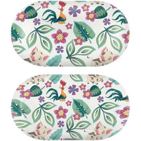 Disney Princess Moana Pua and Heihei Pattern Galaxy Buds Plus Skin