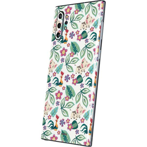 Disney Princess Moana Pua and Heihei Pattern Galaxy Note 10 Plus Skin