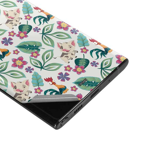 Disney Princess Moana Pua and Heihei Pattern Galaxy Note 10 Plus Skin