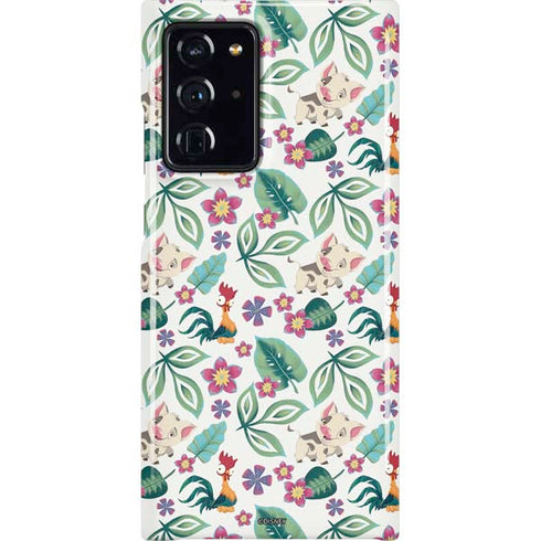 Disney Princess Moana Pua and Heihei Pattern Galaxy Cases