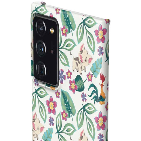 Disney Princess Moana Pua and Heihei Pattern Galaxy Note20 Ultra 5G Lite Case