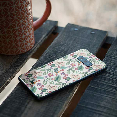 Disney Princess Moana Pua and Heihei Pattern Galaxy S10e Skin