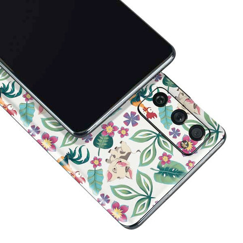 Disney Princess Moana Pua and Heihei Pattern Galaxy S20 Fan Edition Skin