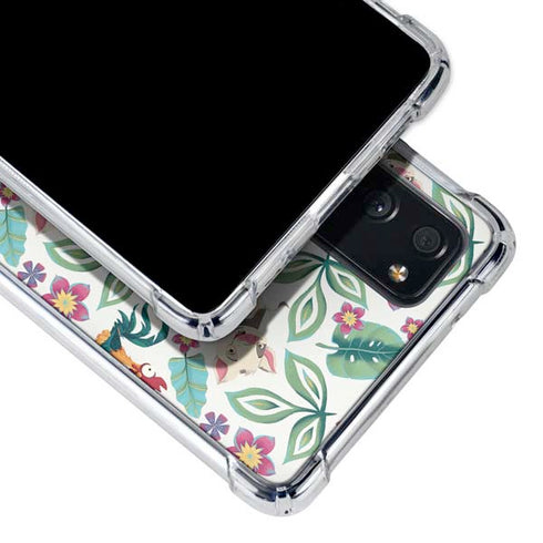 Disney Princess Moana Pua and Heihei Pattern Galaxy S20 FE Clear Case
