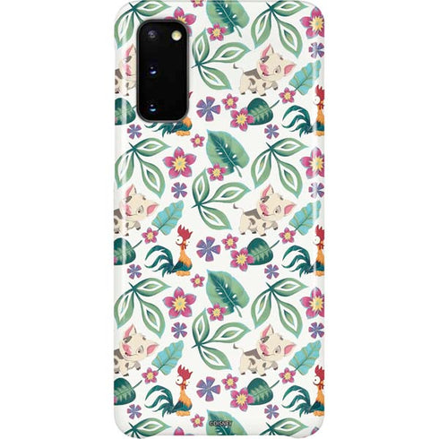 Disney Princess Moana Pua and Heihei Pattern Galaxy S20 Lite Case