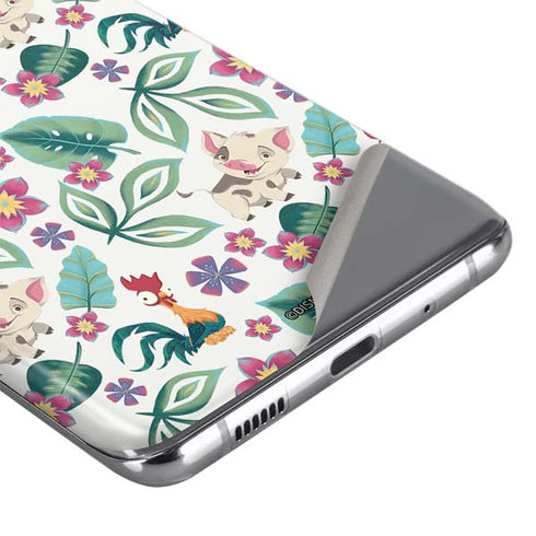 Disney Princess Moana Pua and Heihei Pattern Galaxy S20 Plus Skin