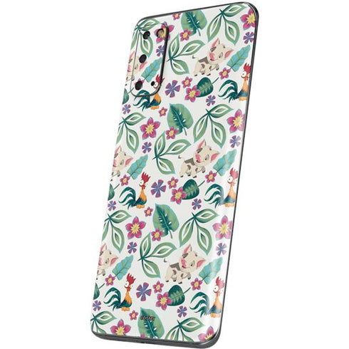 Disney Princess Moana Pua and Heihei Pattern Galaxy S20 Skin
