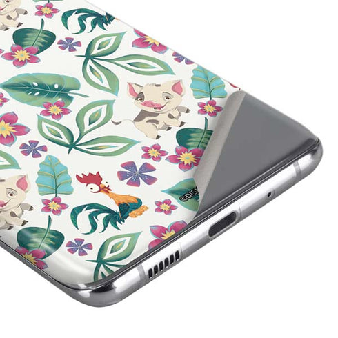 Disney Princess Moana Pua and Heihei Pattern Galaxy S20 Skin