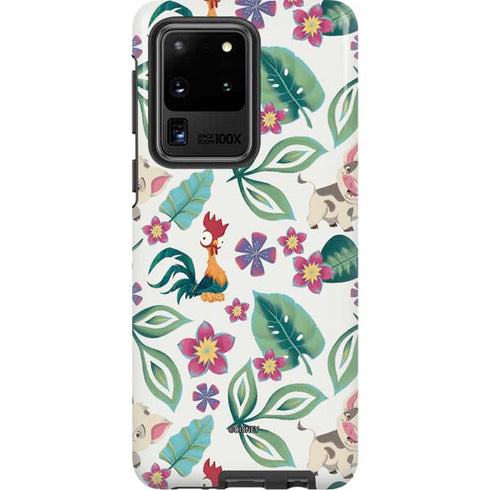 Disney Princess Moana Pua and Heihei Pattern Galaxy S20 Ultra 5G Pro Case