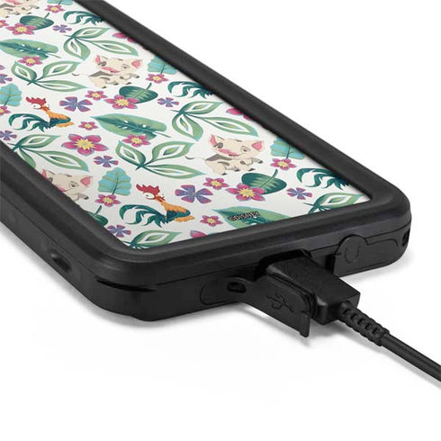 Disney Princess Moana Pua and Heihei Pattern Galaxy S20 Waterproof Case