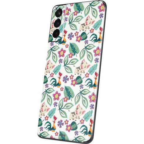 Disney Princess Moana Pua and Heihei Pattern Galaxy S21 5G Skin