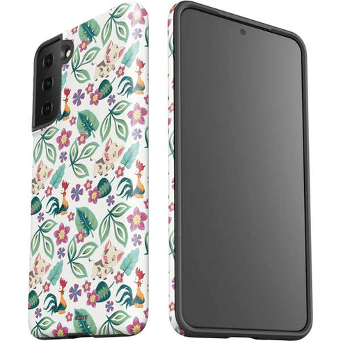 Disney Princess Moana Pua and Heihei Pattern Galaxy S21 Plus 5G Pro Case