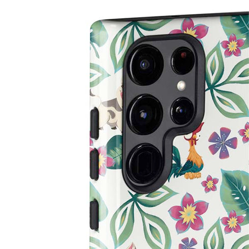 Disney Princess Moana Pua and Heihei Pattern Galaxy S22 Ultra Pro Case