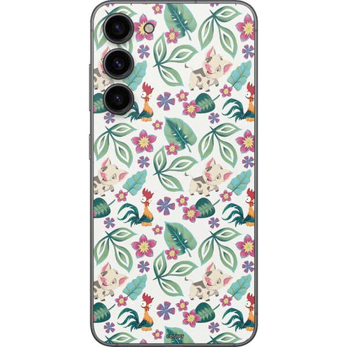 Disney Princess Moana Pua and Heihei Pattern Galaxy S23 FE Skin