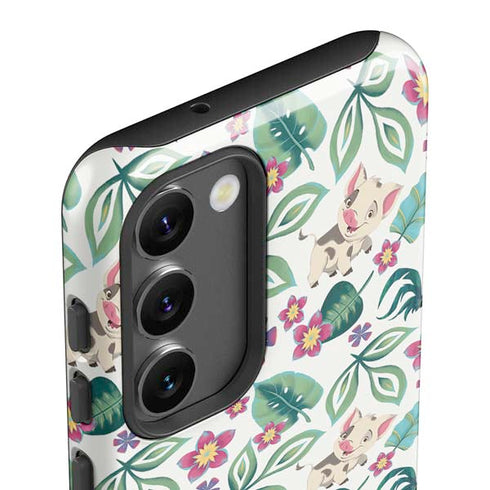 Disney Princess Moana Pua and Heihei Pattern Galaxy S23 Plus Pro Case