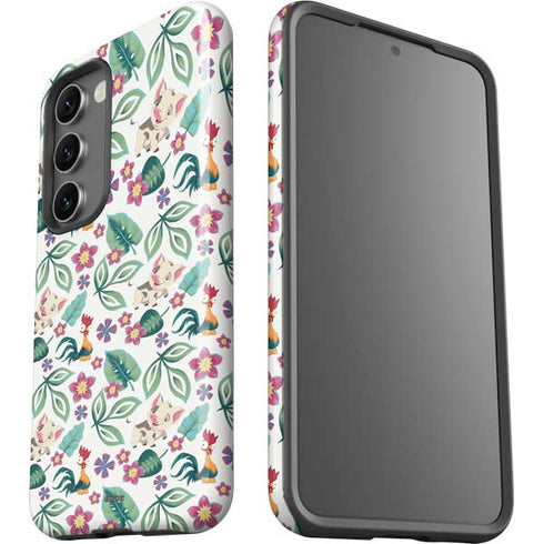 Disney Princess Moana Pua and Heihei Pattern Galaxy S23 Plus Pro Case