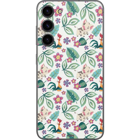 Disney Princess Moana Pua and Heihei Pattern Galaxy S23 Plus Skin