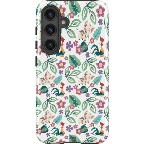 Disney Princess Moana Pua and Heihei Pattern Galaxy S24 Impact Case