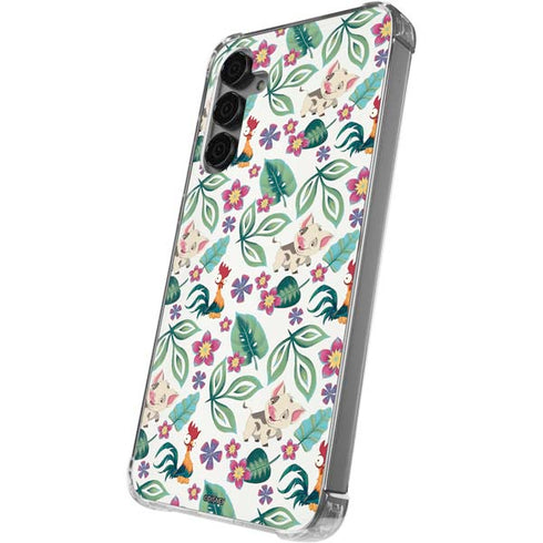 Disney Princess Moana Pua and Heihei Pattern Galaxy S24 Plus Clear Case
